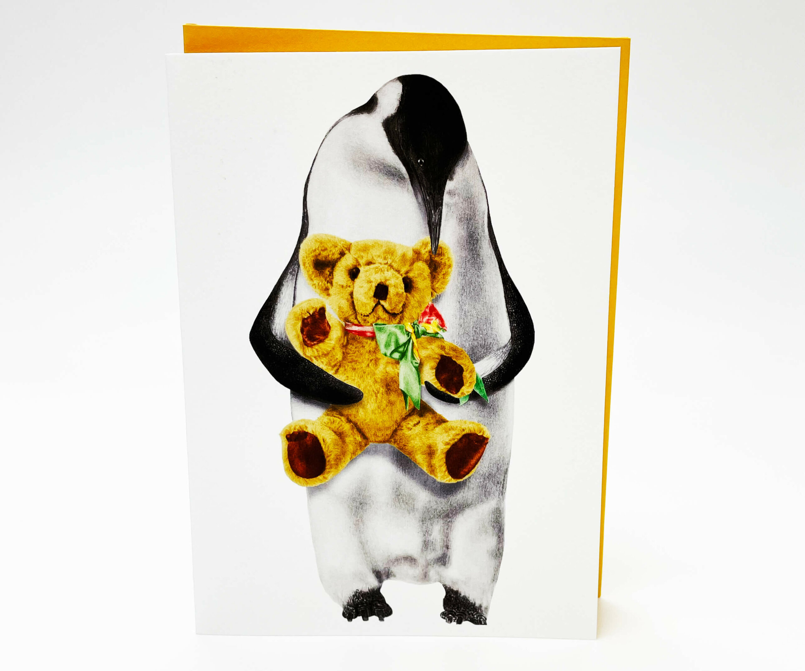 Central Gus Puck Louy Emperor Penguin note card